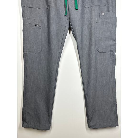 Figs TM3001 Cairo Cargo Scrub Pants Graphite Gray Men's Size L Straight Leg - Picture 3 of 12